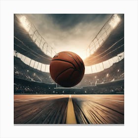 Basketball Ball - Basketball Stock Videos & Royalty-Free Footage Canvas Print