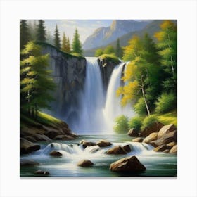 Waterfall 38 Canvas Print