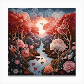 Surreal Love Garden By Csaba Fikker 16 Canvas Print