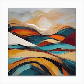 Abstract Landscape Art 3 Canvas Print