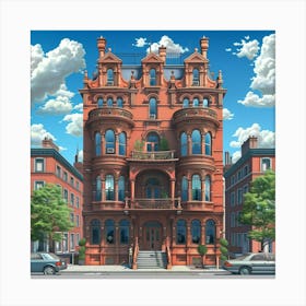 Victoria House Canvas Print