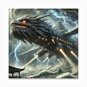 Shenlong Dreadnought Storm Generation Canvas Print