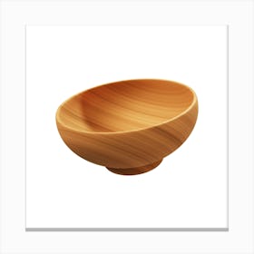 Wooden Bowl Canvas Print