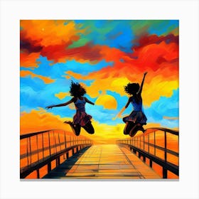 2 Little Birds Canvas Print