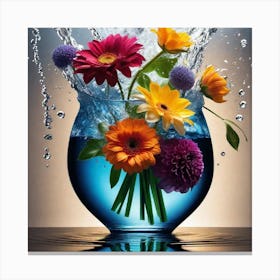 Flowers In A Vase 94 Canvas Print