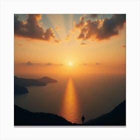 Sunrise - Sunrise Stock Videos & Royalty-Free Footage Canvas Print