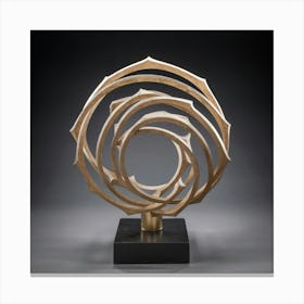 Spiral Sculpture 3 Canvas Print