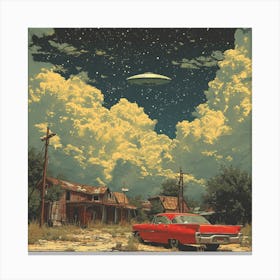 Aliens In The Sky Canvas Print