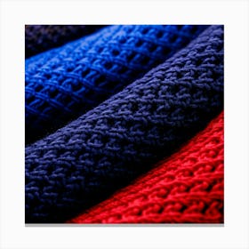 Knitted Ties Canvas Print