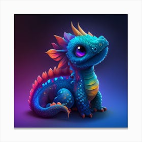 Cute Dragon 2 Canvas Print