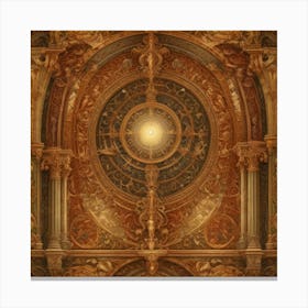 Ornate Ceiling Canvas Print