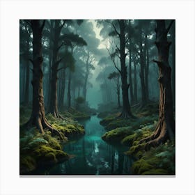 Dark Forest 83 Canvas Print