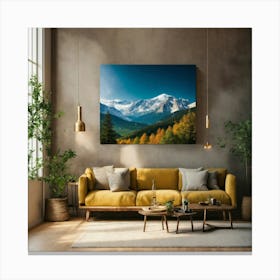 A Photo Of A Canvas Print With A Beautiful Landsca (2) 1 Canvas Print