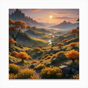 Twilight Forest Canvas Print