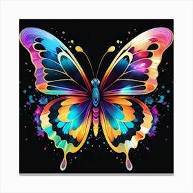 Butterfly Painting 170 Canvas Print