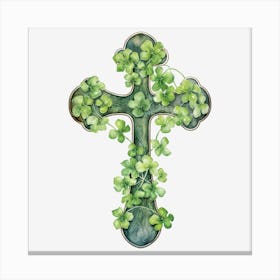 Shamrock Cross 1 Canvas Print