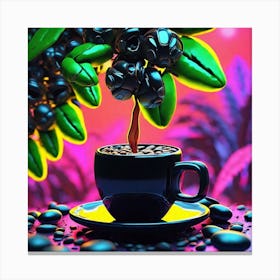 Coffee Art Canvas Print