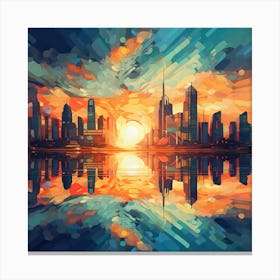 City Scape Canvas Print