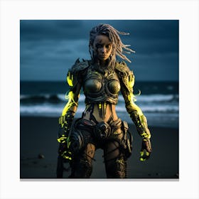 Sci-Fi Girl 1 Canvas Print