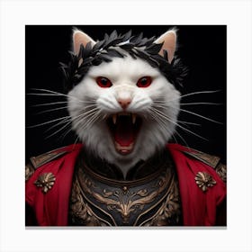 King Of Cats Canvas Print