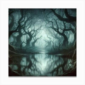 Dark Forest 55 Canvas Print