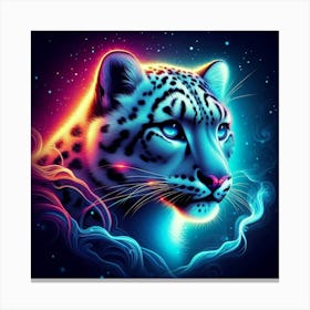 Psychedelic Leopard 1 Canvas Print