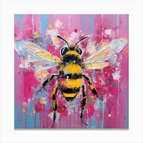 Bee Painting 1 Canvas Print