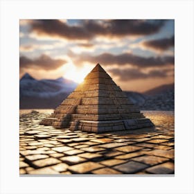 Pyramid Of Giza 3 Canvas Print