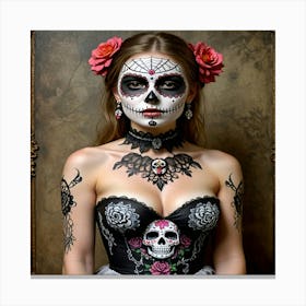 Day Of The Dead 1 Canvas Print