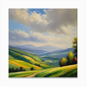 Landscape Painting 139 Canvas Print