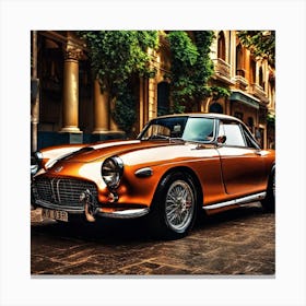 Classic Sports Car Canvas Print