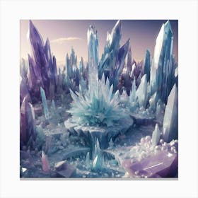 Crystal World 8 Canvas Print