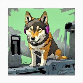 Husky Canvas Print