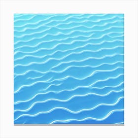 Wavy Sea Surface Canvas Print