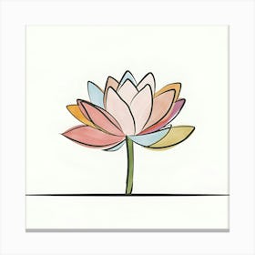 Lotus Flower 78 Canvas Print