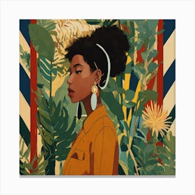 African American Woman Canvas Print