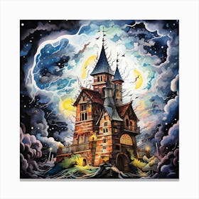 Haunted Castle Canvas Print