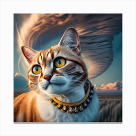 Angel Cat Canvas Print