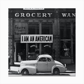 I Am An American Canvas Print