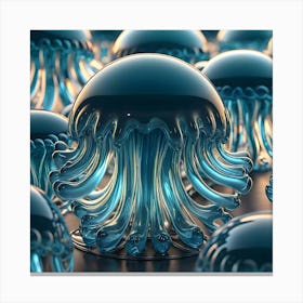 Blue Jelly 7 Canvas Print