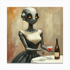 Robot Serving Drinks Toile