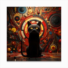 Mystical Hues, Purr Fect Views Canvas Print