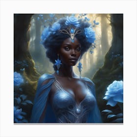 Blue Fairy Queen Canvas Print