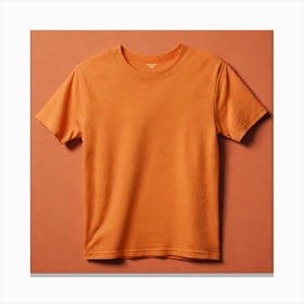 Orange Tee Shirt Canvas Print