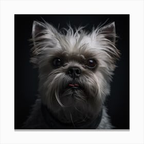 Portrait Of A Dog 22 Canvas Print