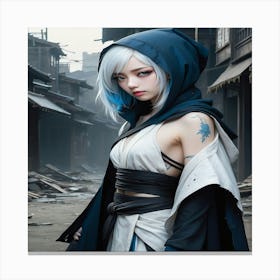 Asian Girl 2 Canvas Print