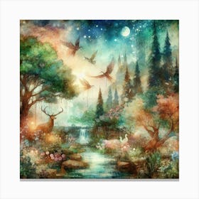 Fairy Forest 5 Canvas Print