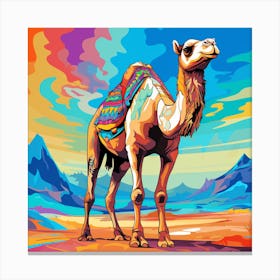 Camel Painting 1 Canvas Print