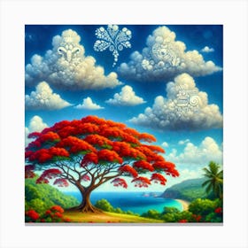 Flamboyán Canvas Print