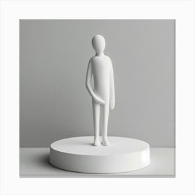 Person On A Pedestal Canvas Print